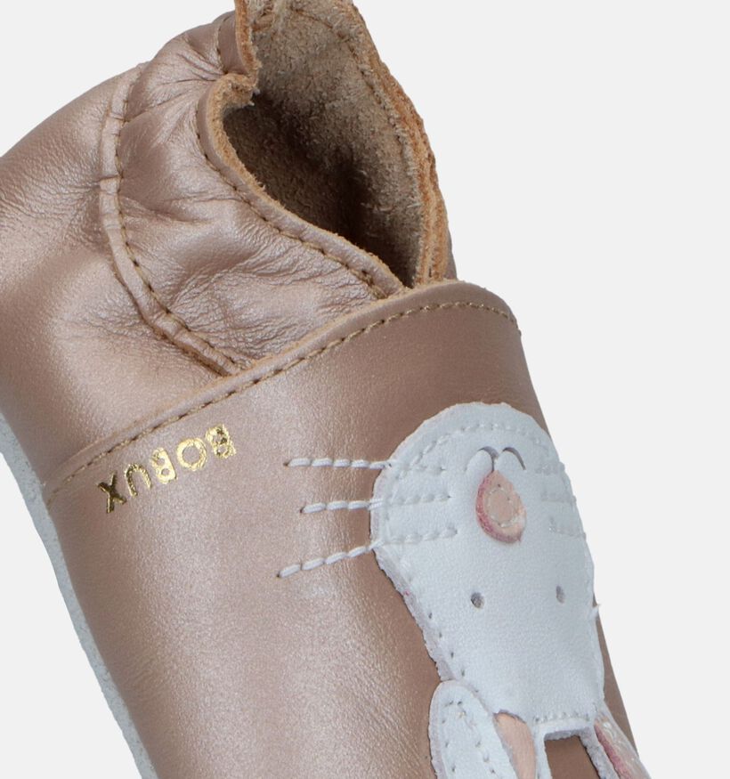Bobux Rabbit Chaussons pour bébé en Or pour filles (294788)