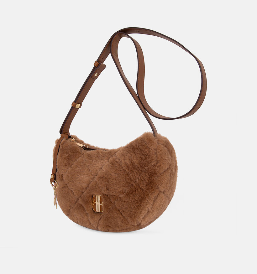 Laurent David Sac port&eacute; crois&eacute; en Marron pour femmes (381491)
