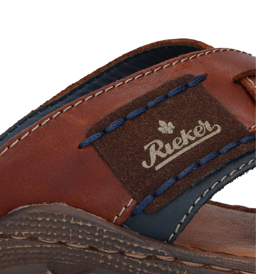 Rieker Nu-pieds casual en Marron pour hommes (354817)
