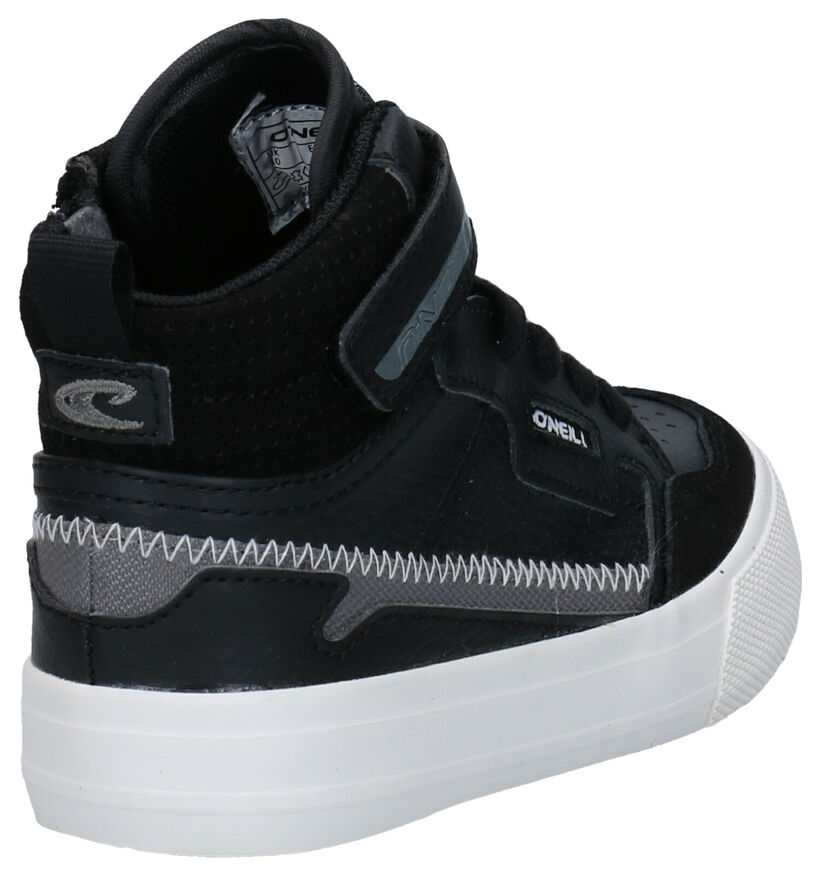 O'Neill Trestless High JR Zwarte Sneakers in kunstleer (279674)