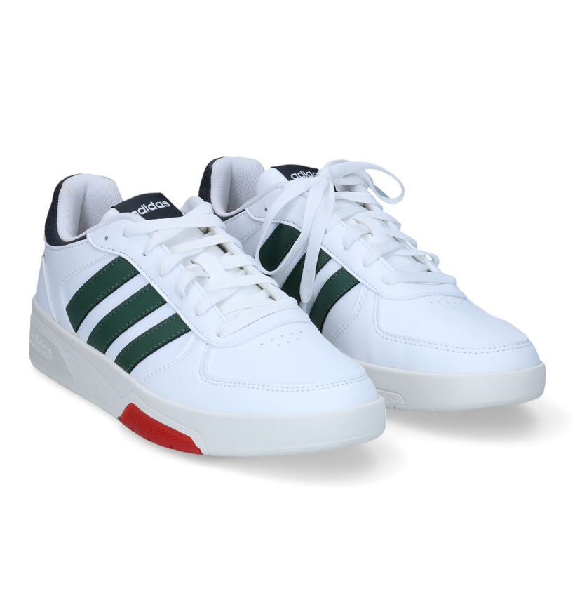 adidas Courtbeat Baskets en Blanc pour garçons, hommes (341464)