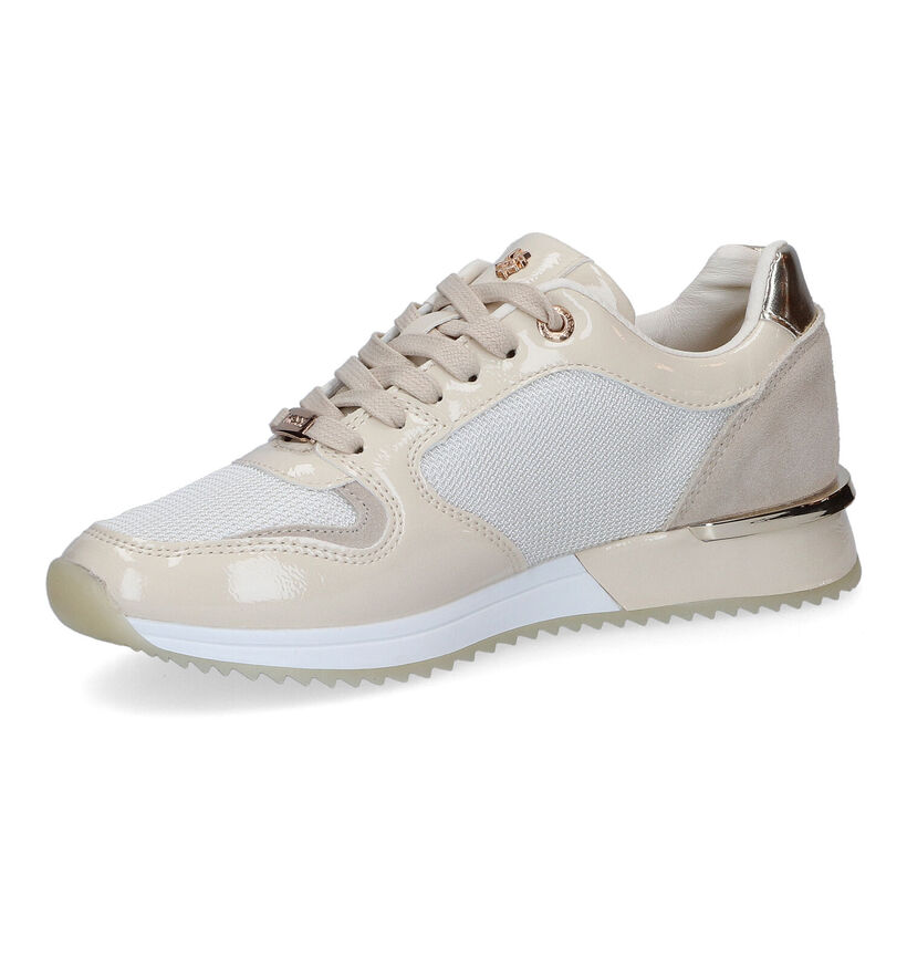 Mexx Fleur Beige Sneakers voor dames (303511) - geschikt voor steunzolen