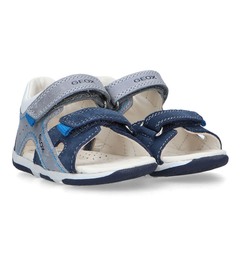 Geox Tapuz Cognac Sandalen in nubuck (320609)