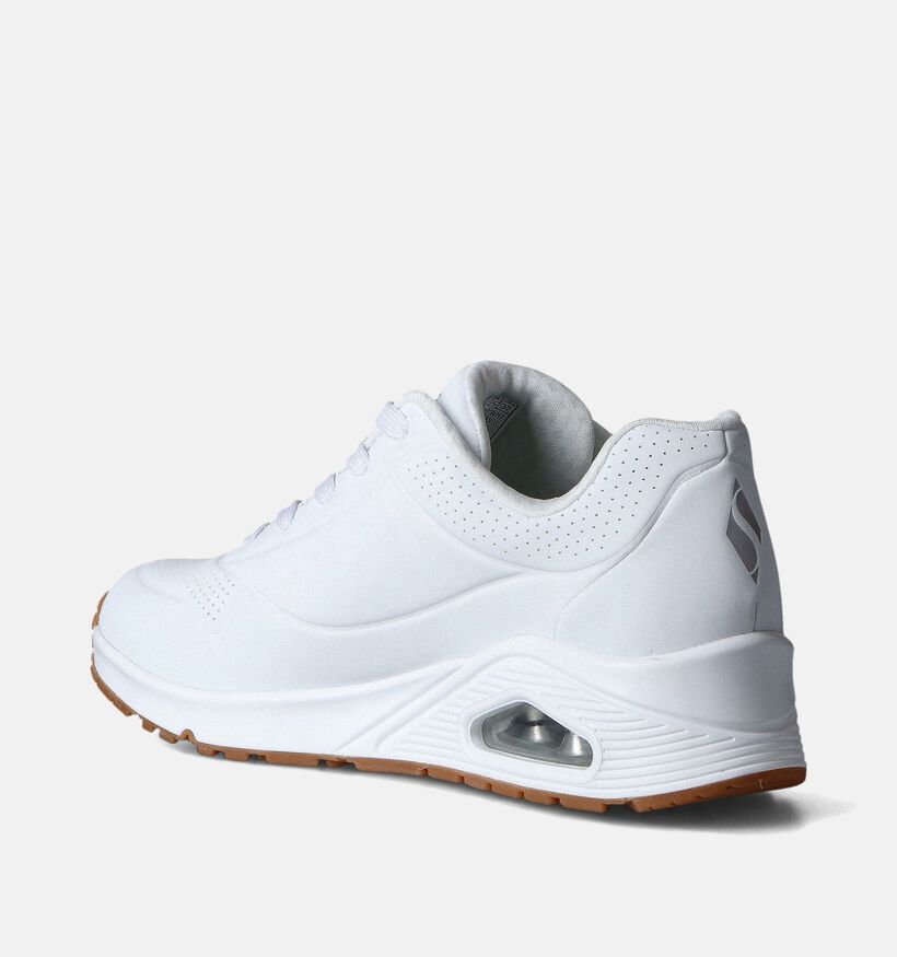 Skechers Uno Stand On Air Witte Sneakers voor dames (350489) - geschikt voor steunzolen