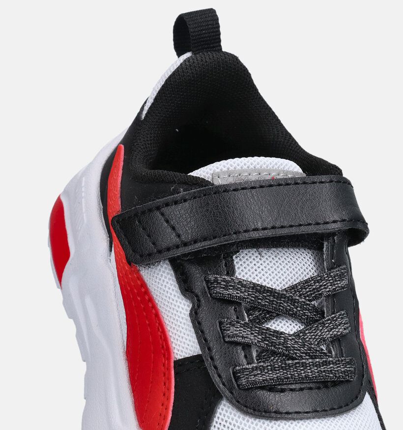 Puma Trinity Witte Lage Sneakers voor jongens, meisjes (366632) - geschikt voor steunzolen