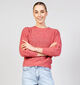 Vero Moda Vigga Pull en Rose pour femmes (367136)