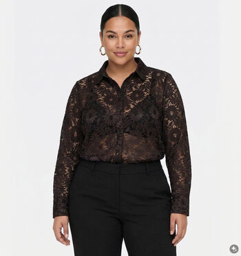 ONLY Carmakoma Blouses Bruin