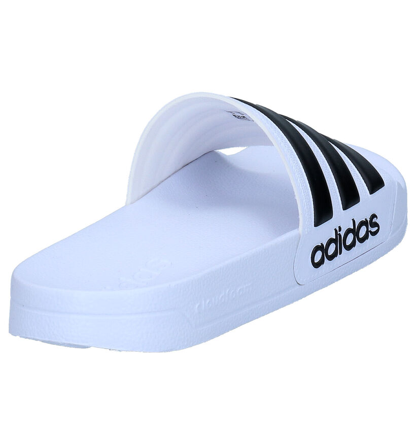 adidas Adilette Witte Badslippers in kunststof (290835)