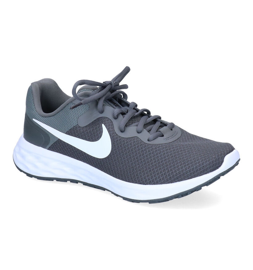 Nike Revolution 6 Baskets en Gris en textile (299362)