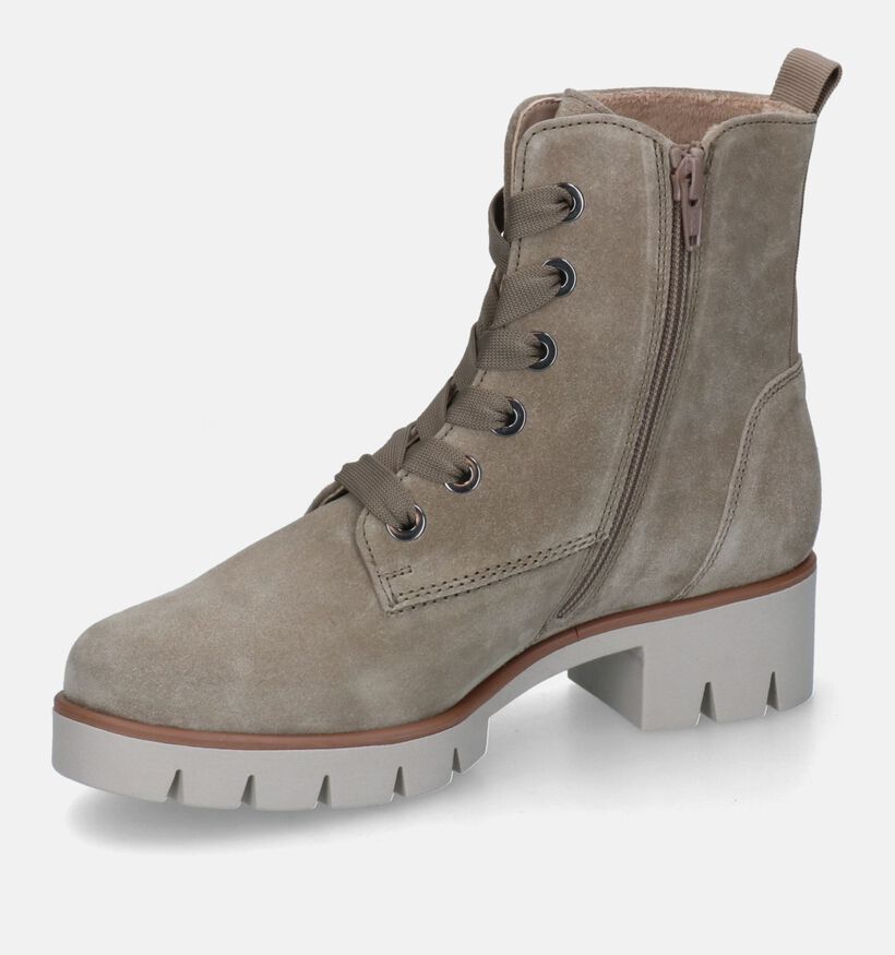 Gabor Best Fitting Bottines en Kaki pour femmes (315230) - pour semelles orthopédiques