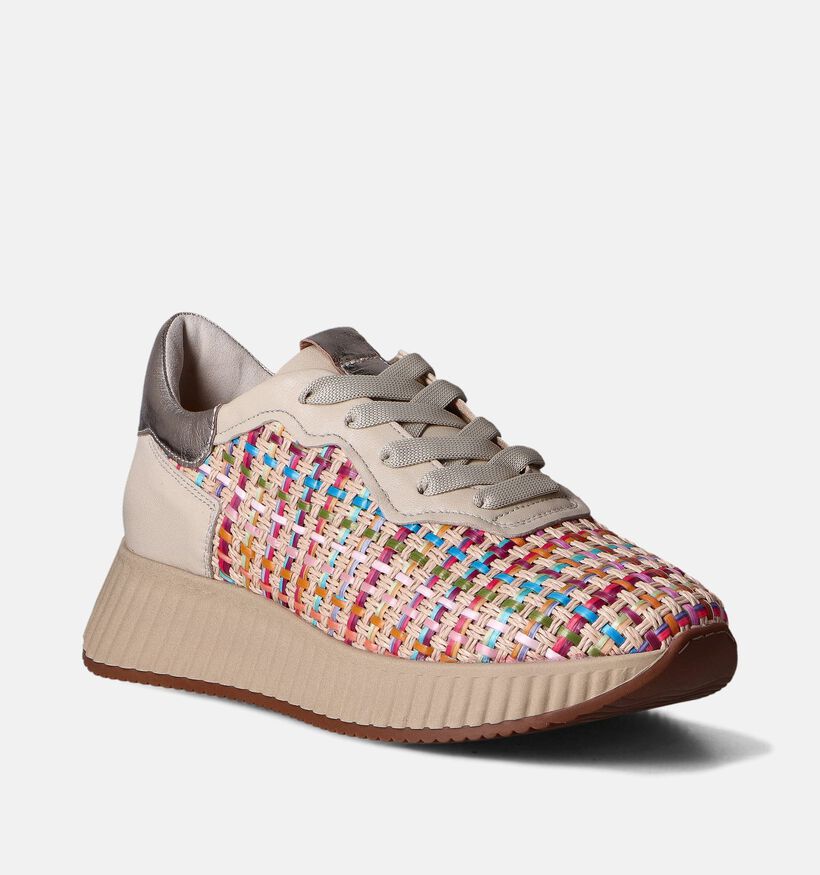 Softwaves Beige Sneakers voor dames (357253) - geschikt voor steunzolen