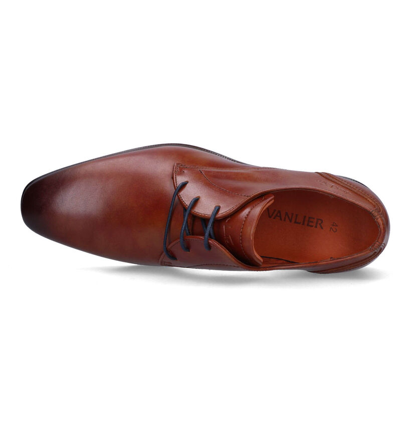 Van Lier Erasmo Chaussures classiques en Cognac pour hommes (322507)