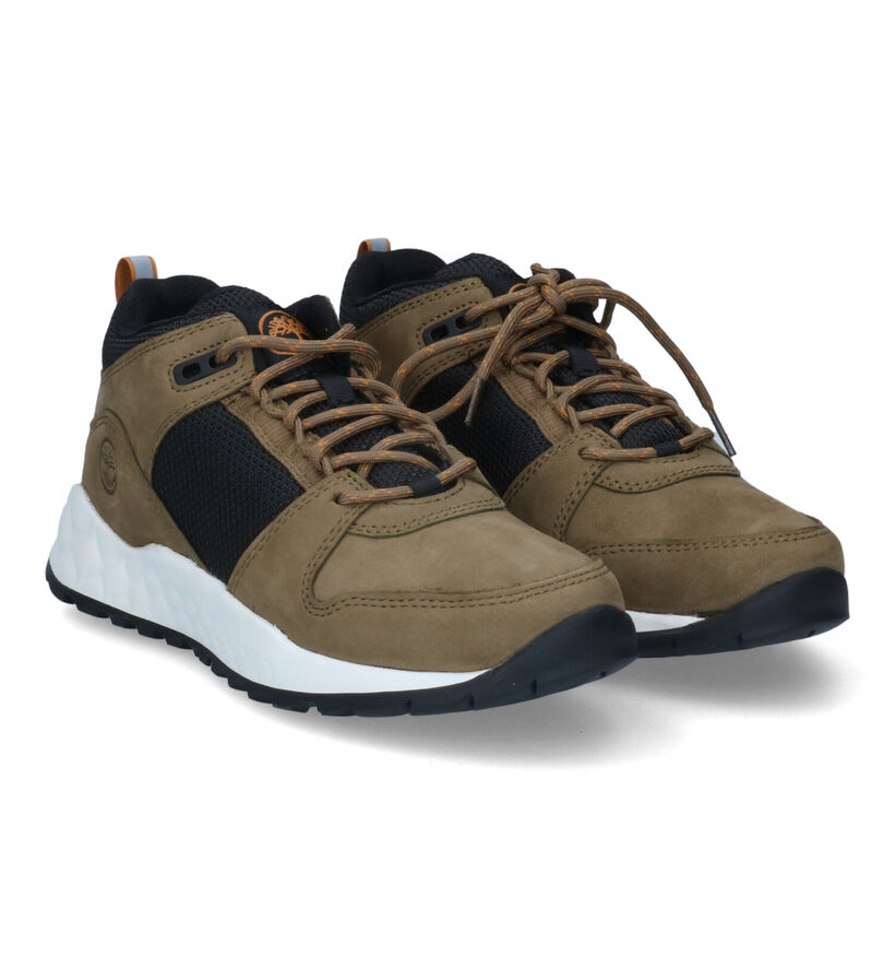 Timberland Solar Wave Kaki Bottines voor jongens (313038) - geschikt voor steunzolen