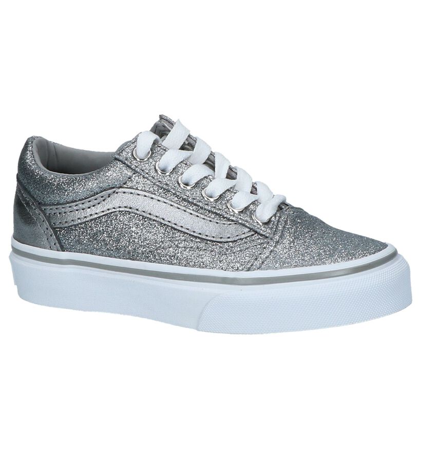 Old Skool Baskets de skate en Argent en textile (207934)