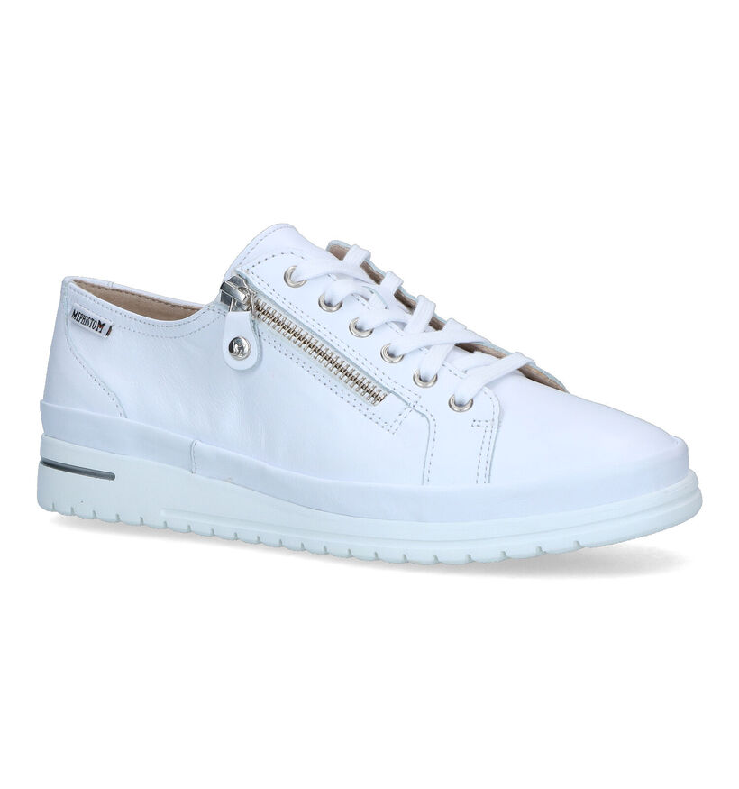 Mephisto June Chaussures à lacets en Blanc pour femmes (323322) - pour semelles orthopédiques