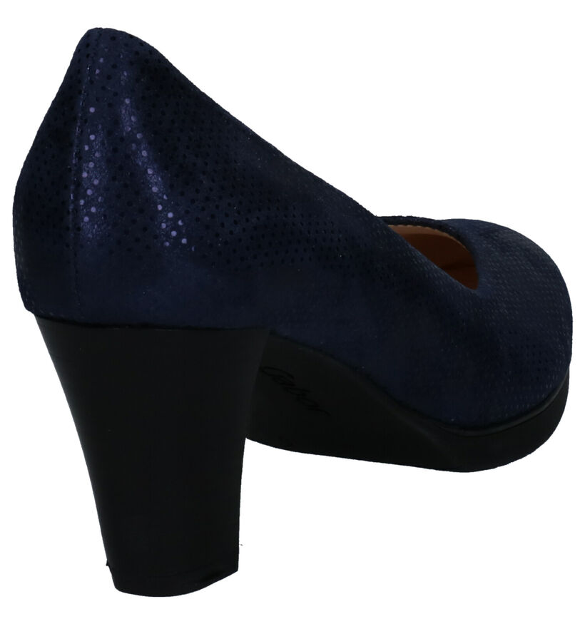 Gabor Escarpins en Bleu en nubuck (271663)