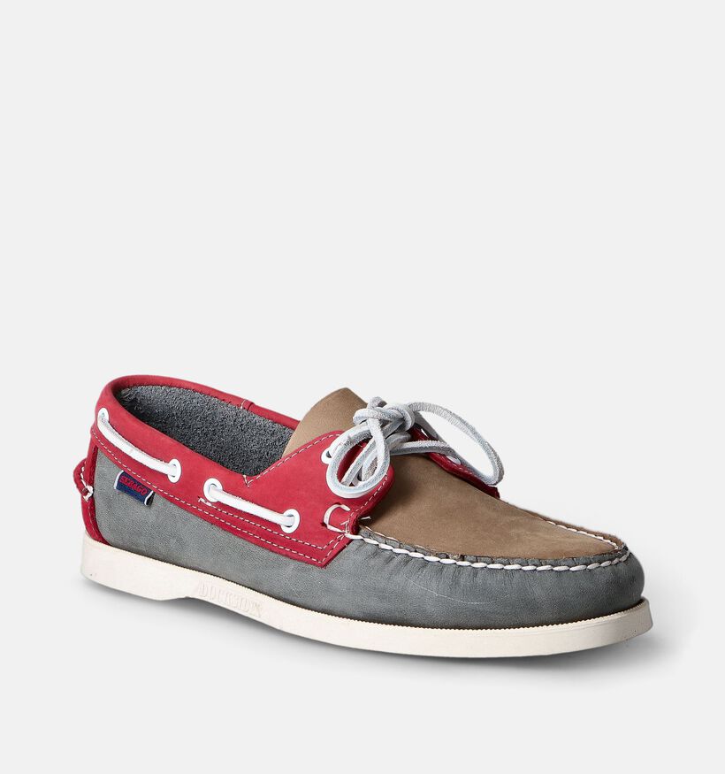 Sebago Dockside Portland Spinnaker Grijze Bootschoen voor heren (353798)