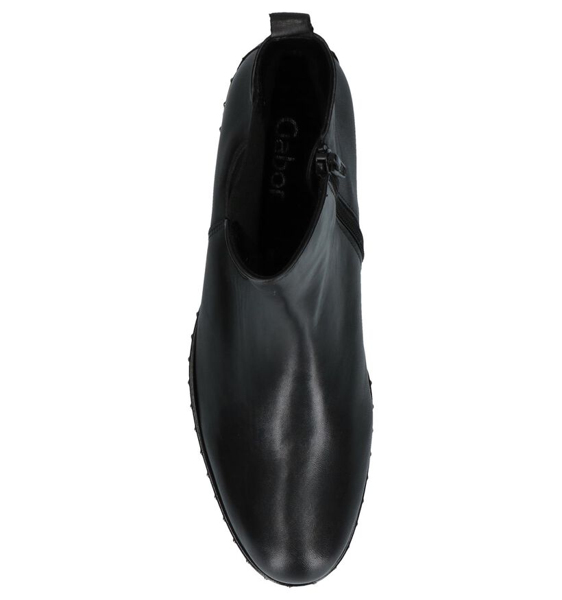 Gabor Bottillons en Noir en cuir (231212)