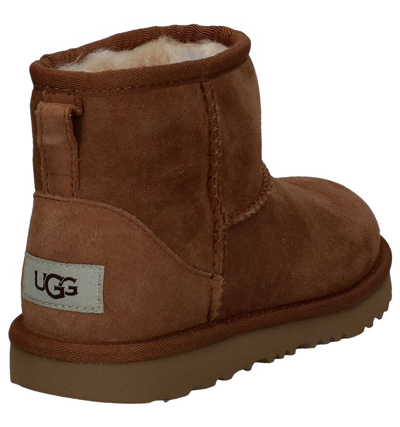 UGG Classic Bottes en Cognac en nubuck (278807)