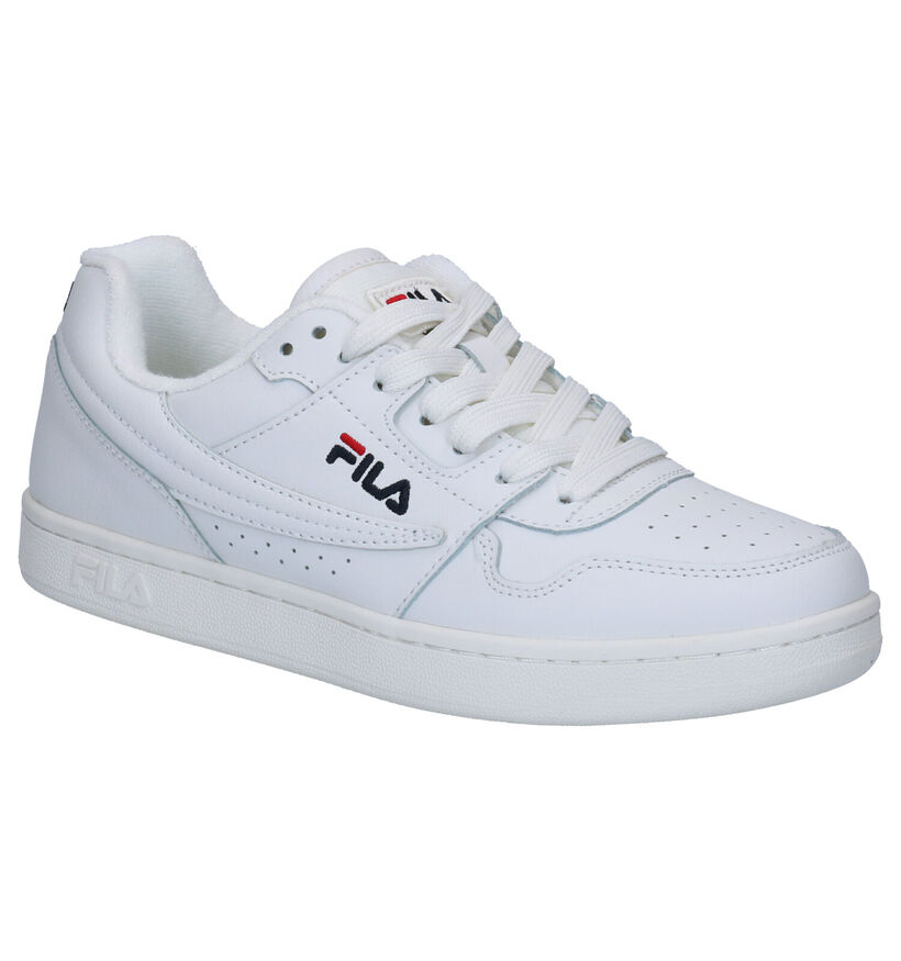 Fila Arcade Low Witte Sneakers in kunstleer (274636)