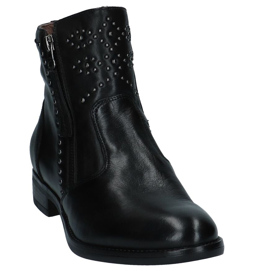 Zwarte Stoere Boots NeroGiardini met Studs in leer (226515)