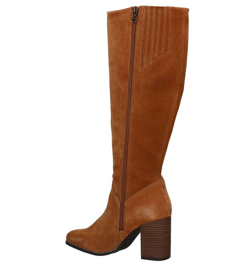 Tamaris TOUCH it Bottes en Cognac en daim (291318)