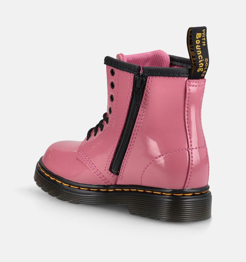 Dr. Martens 1460 Boots &agrave; lacets en Rose pour filles (375979)