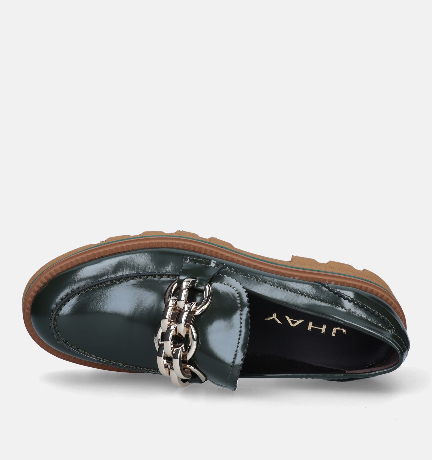 Jhay Groene Instappers Dames Lage schoenen Online op TORFS.BE