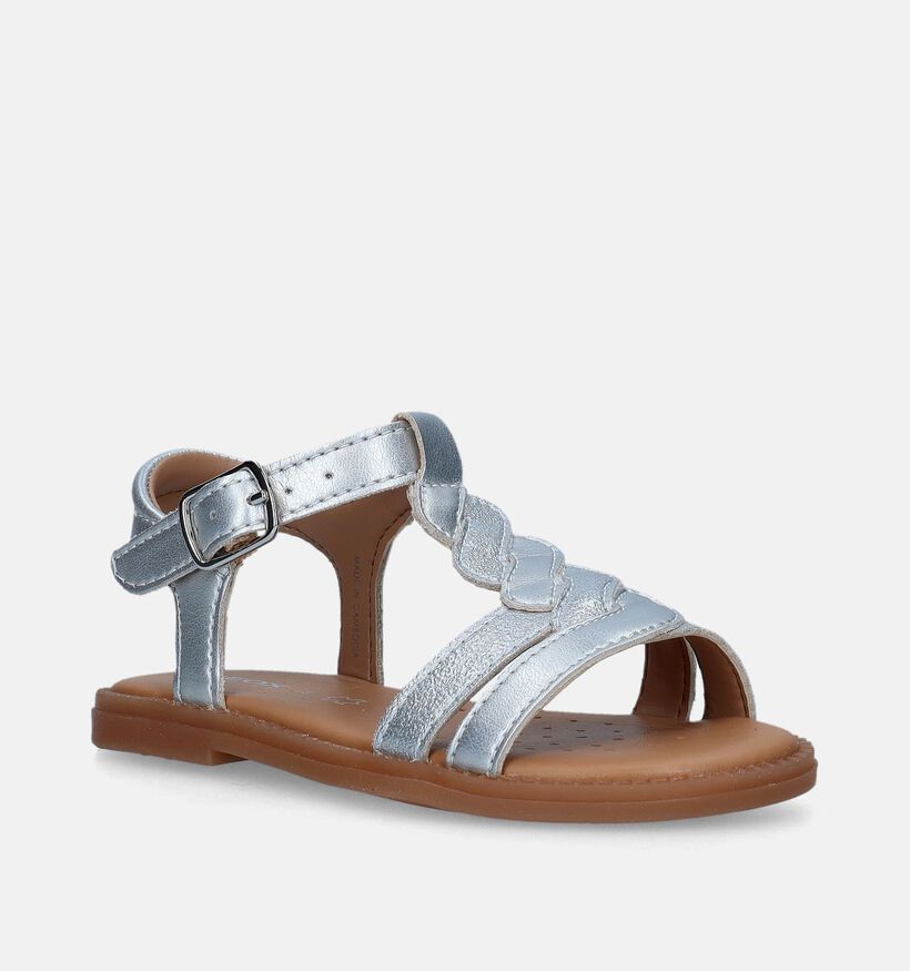 Geox Karly Zilveren Sandalen voor meisjes (339653)