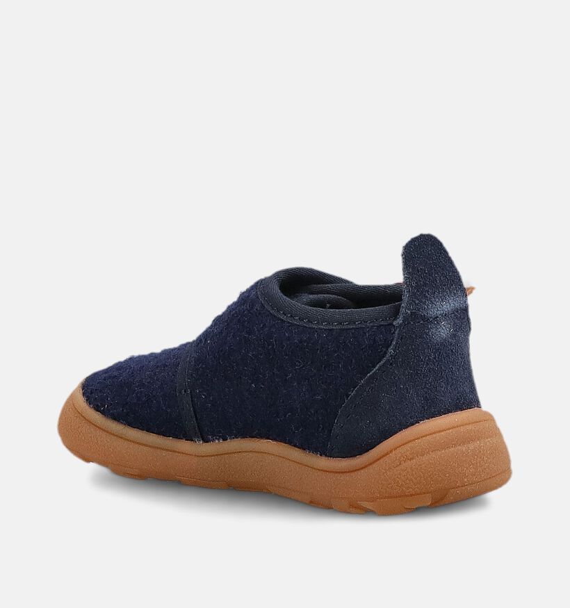 Bisgaard Donkerblauwe Pantoffels voor meisjes, jongens (381029) - geschikt voor steunzolen