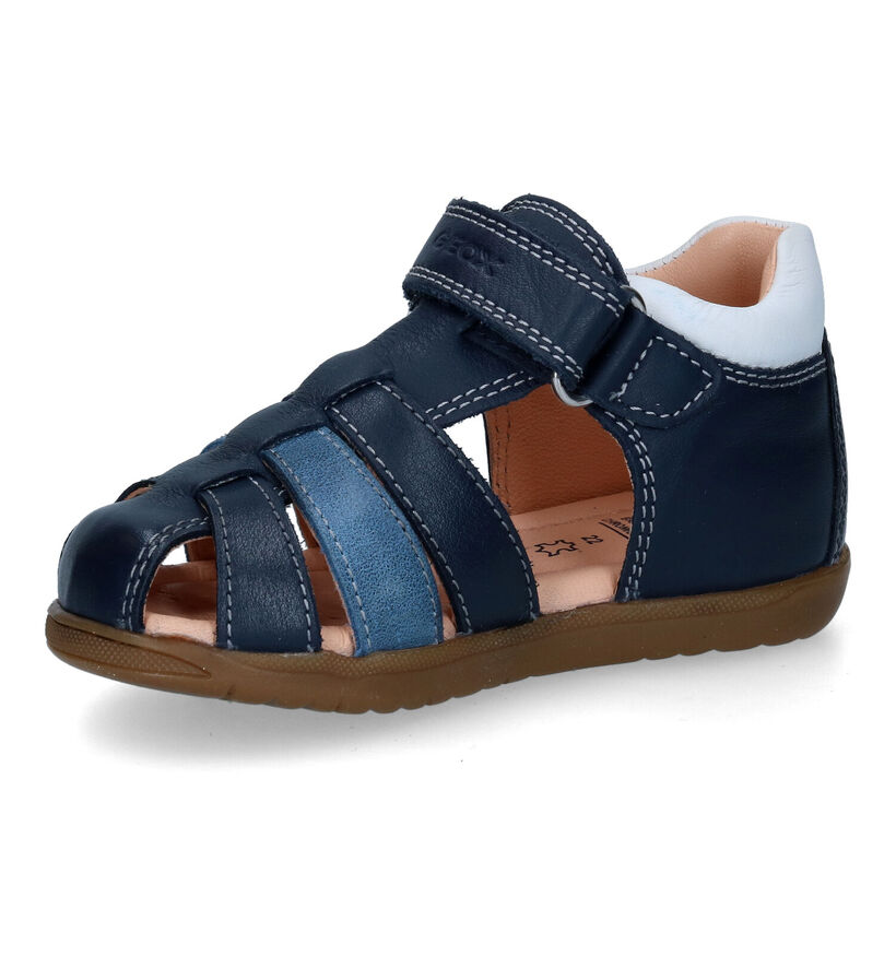 Geox Macchia Sandales en Bleu pour garçons (303745)