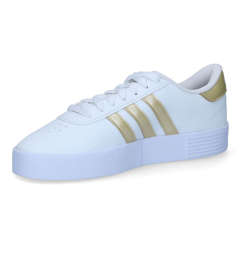 adidas Court Bold Witte Sneakers in kunstleer (301969)