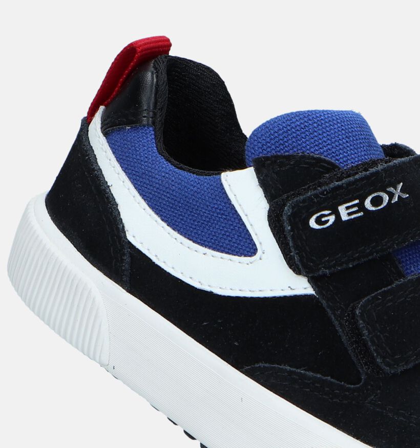 Geox Alphabeet Zwarte Velcroschoenen voor jongens (339668)