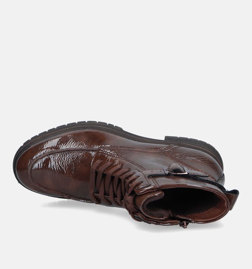 Tamaris Boots à lacets en Brun foncé pour femmes (330549)