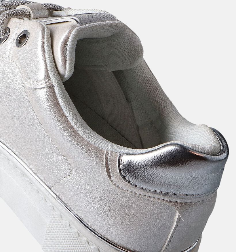 Tamaris Chaussures à lacets en Argent pour femmes (351553) - pour semelles orthopédiques