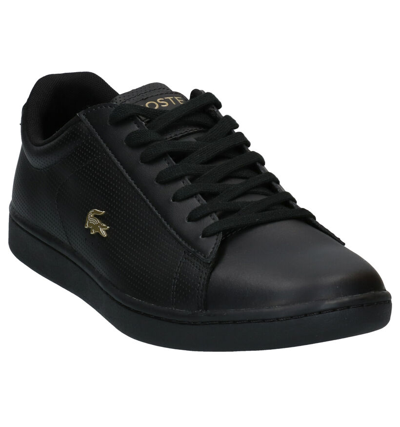 Lacoste Carnaby Evo Zwarte Sneakers in kunstleer (277661)