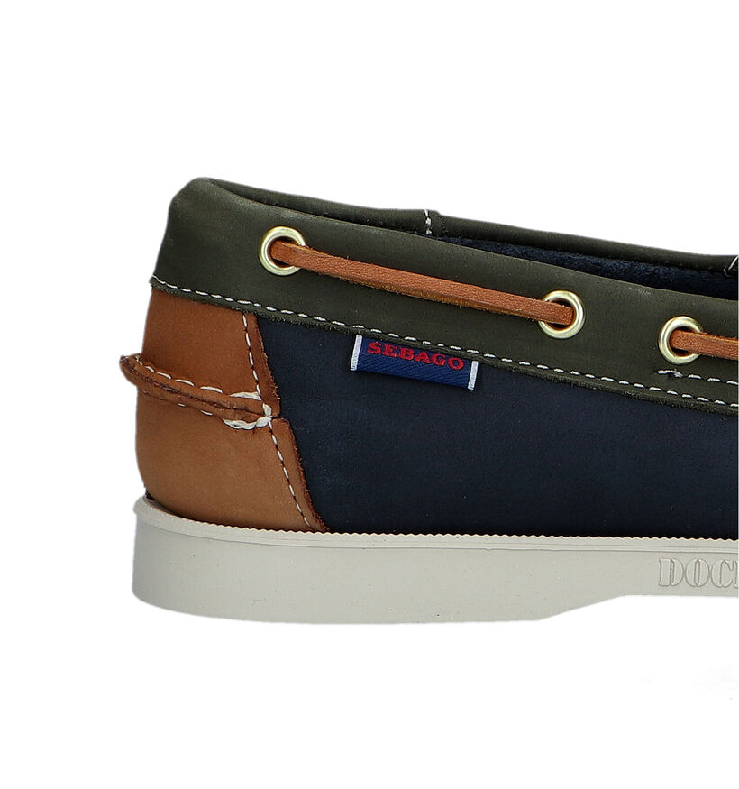 Sebago Dockside Portland Spinnaker Blauwe Bootschoenen voor heren (336835)