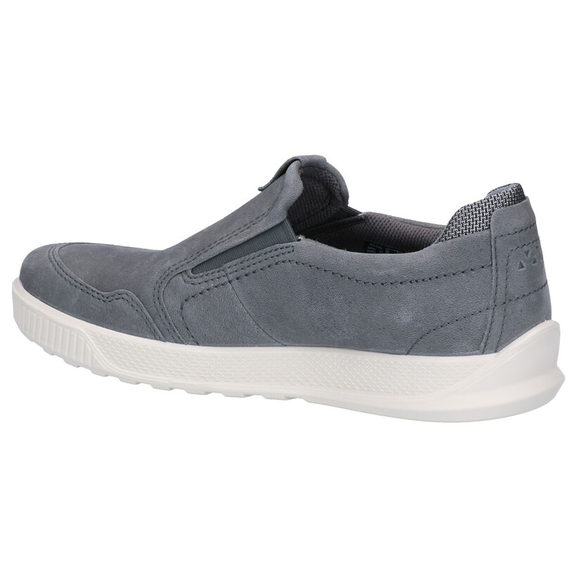 ECCO Chaussures slip-on en Gris foncé en nubuck (275347)