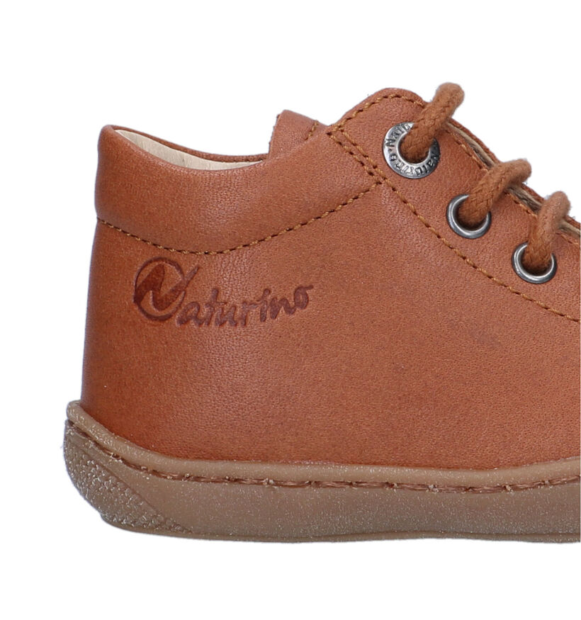 Naturino Cocoon Cognac Bottines voor jongens, meisjes (324034) - geschikt voor steunzolen