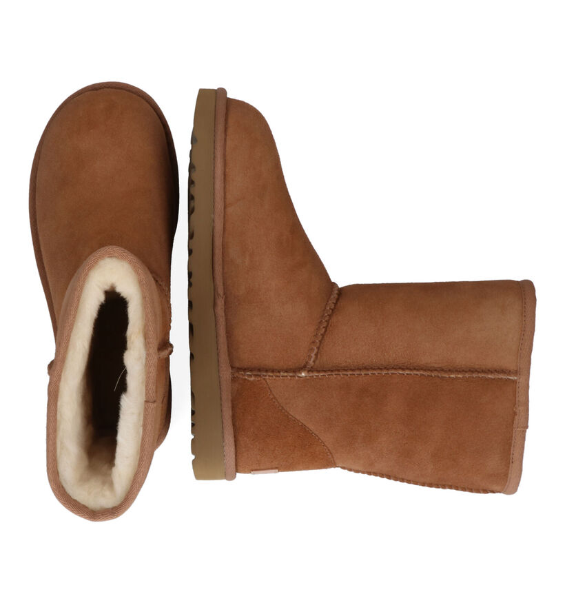 UGG Classic Short Cognac Boots in nubuck (313768)