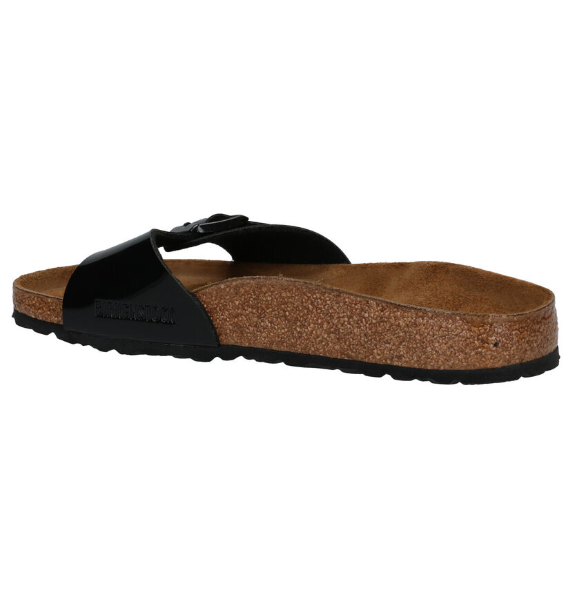 Birkenstock Madrid Rode Slippers in kunstleer (322644)