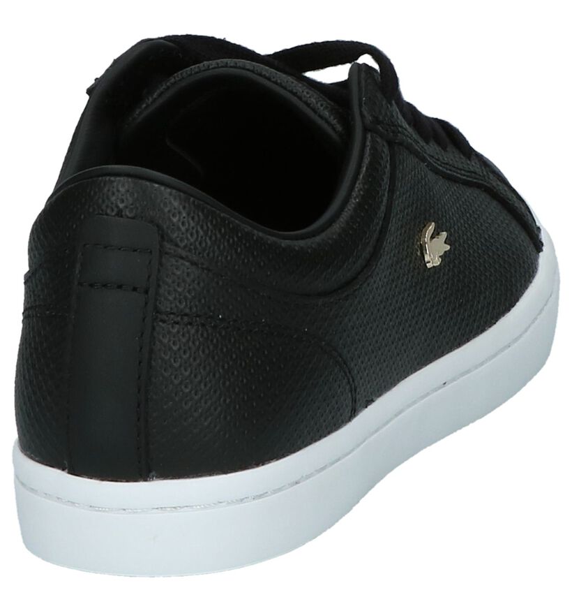 Zwarte Lage Sneaker Lacoste Straightset, , pdp