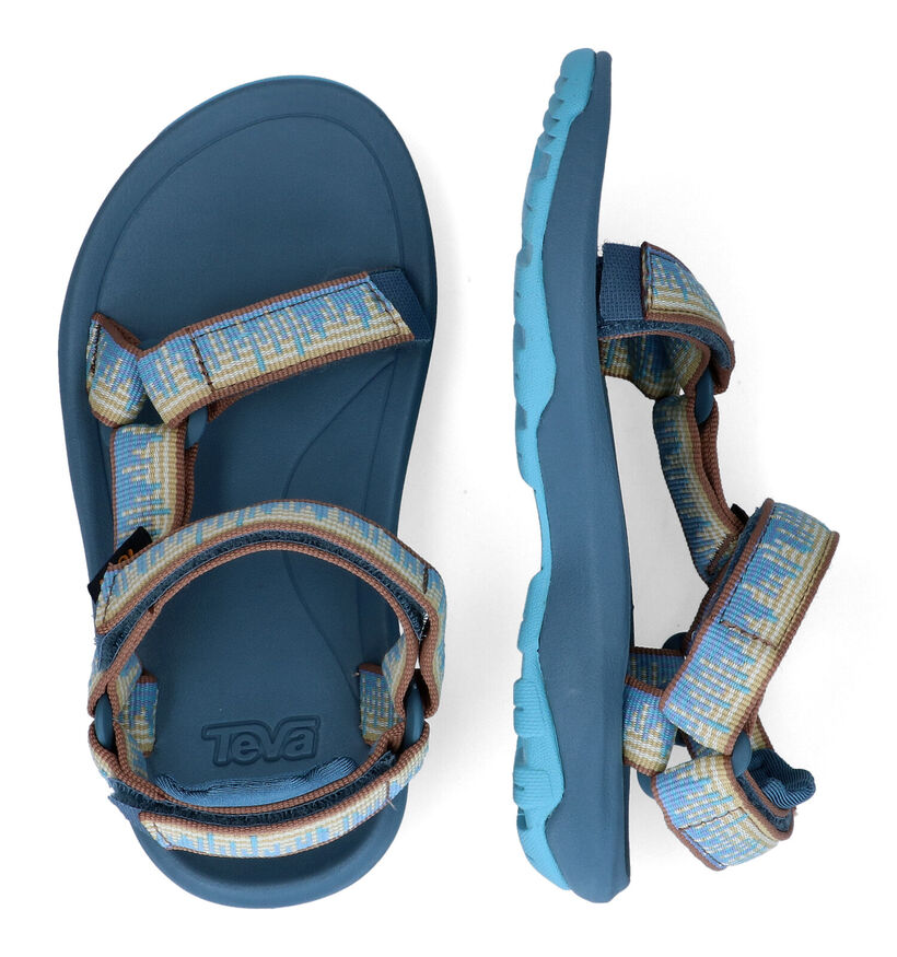 Teva Hurricane Sandales en Bleu pour filles, garçons (322026)