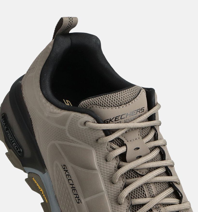 Skechers Max Protect Ironguard Taupe Sneakers voor heren (366496)