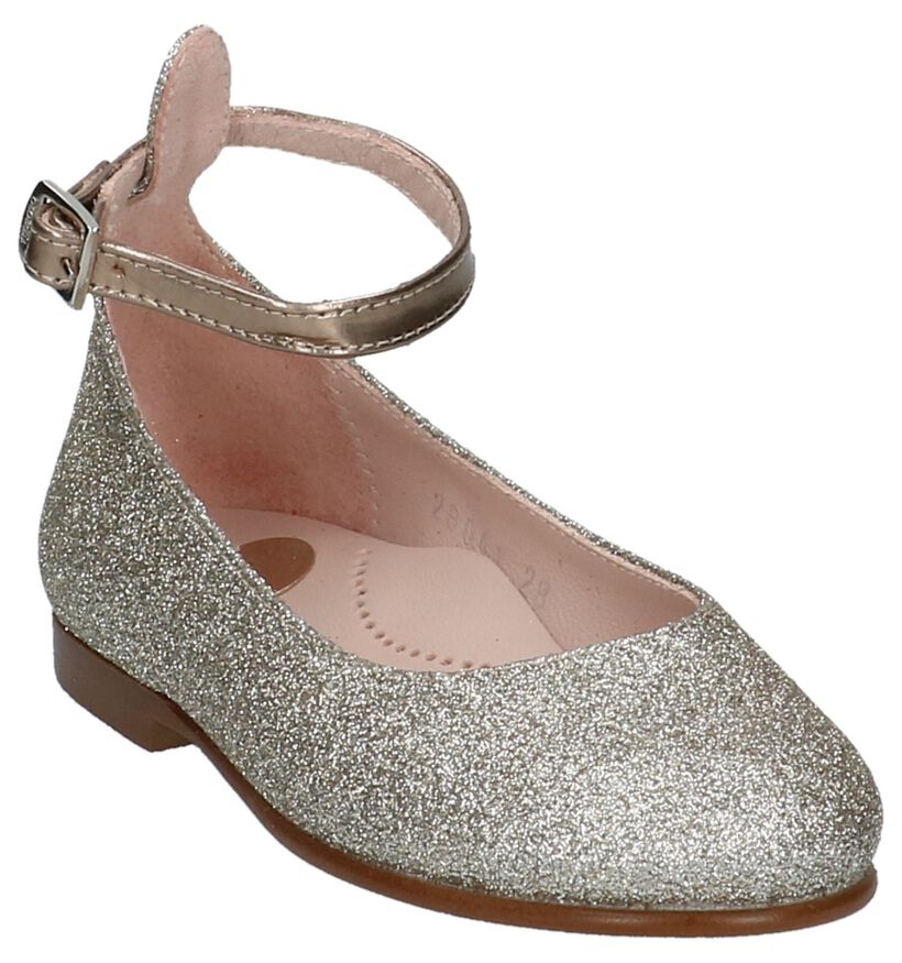 Beberlis Ballerines en Or en cuir (215984)