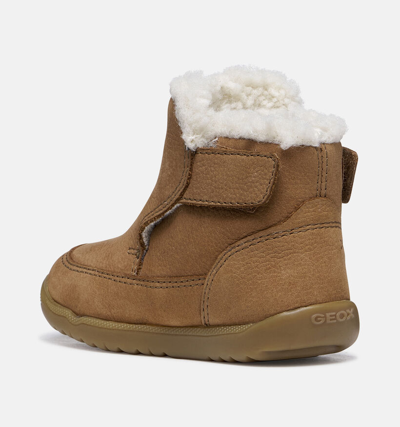 Geox Bruine Boots met Velcro voor jongens (377754) - geschikt voor steunzolen