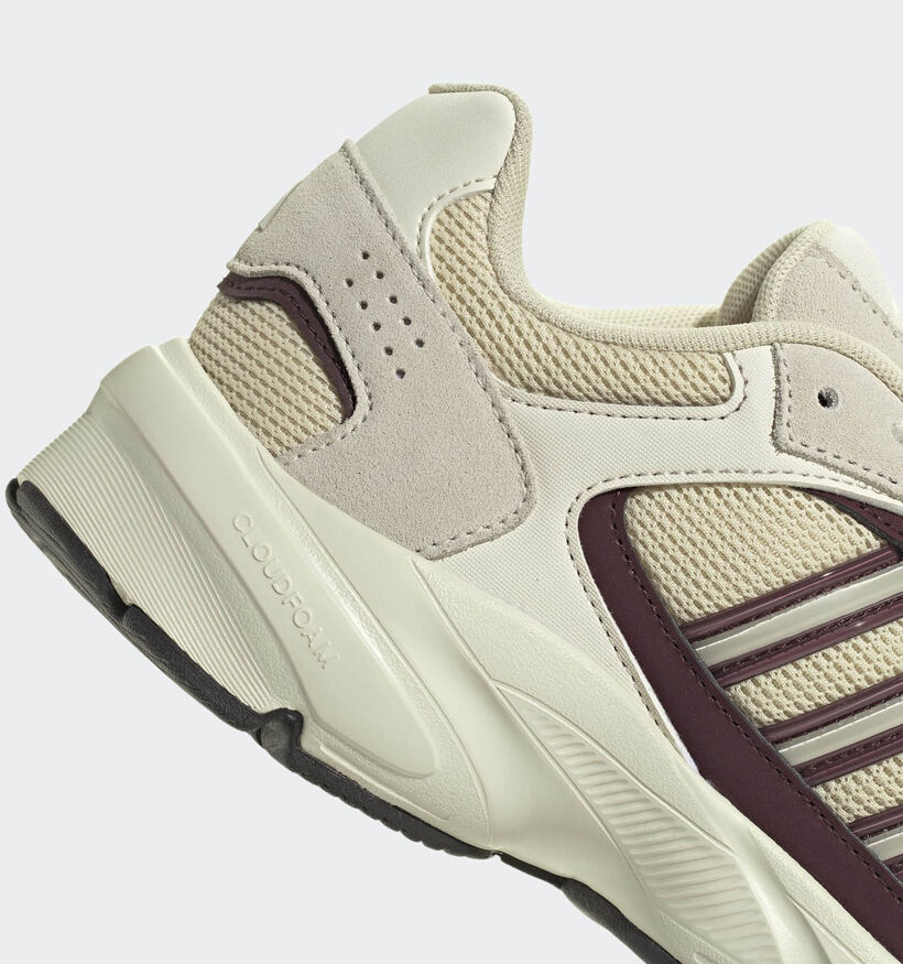 adidas CRAZYCHAOS 2000 Beige/Bordeaux Sneakers voor dames (359437) - geschikt voor steunzolen