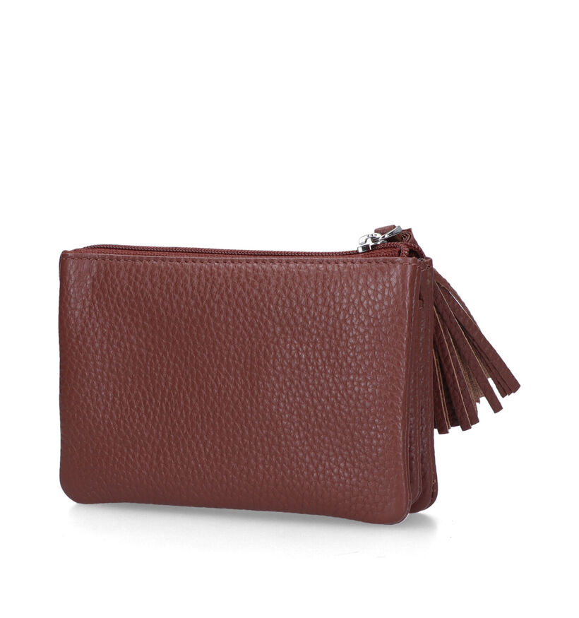 Euro-Leather Porte-monnaie en Cognac pour femmes (323442)