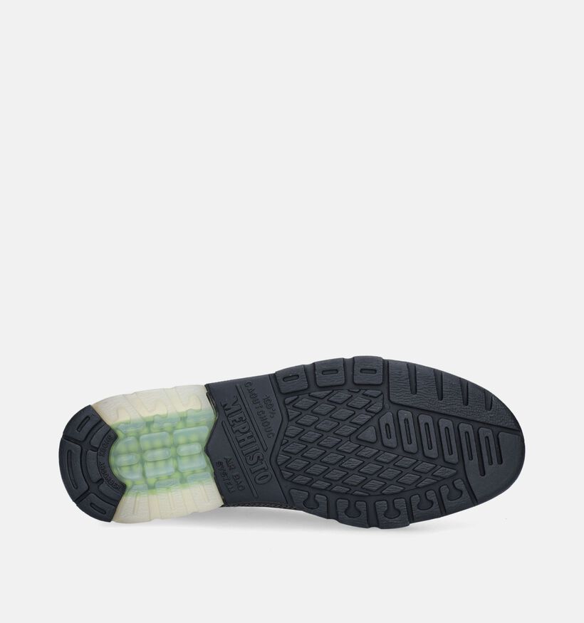 Mephisto Marius Velours Grijze Veterschoenen Mephisto Marius Velours Grijze Veterschoenen voor heren (345975) - geschikt voor steunzolen