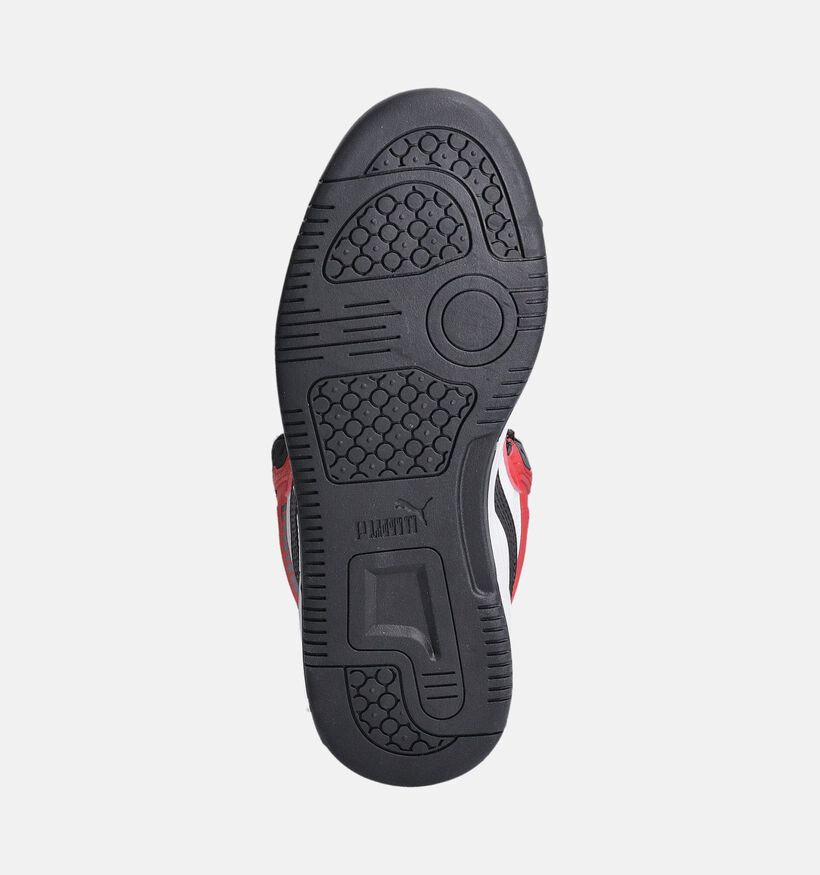 Puma Rebound Baskets montantes en Blanc pour filles, garçons (359217) - pour semelles orthopédiques